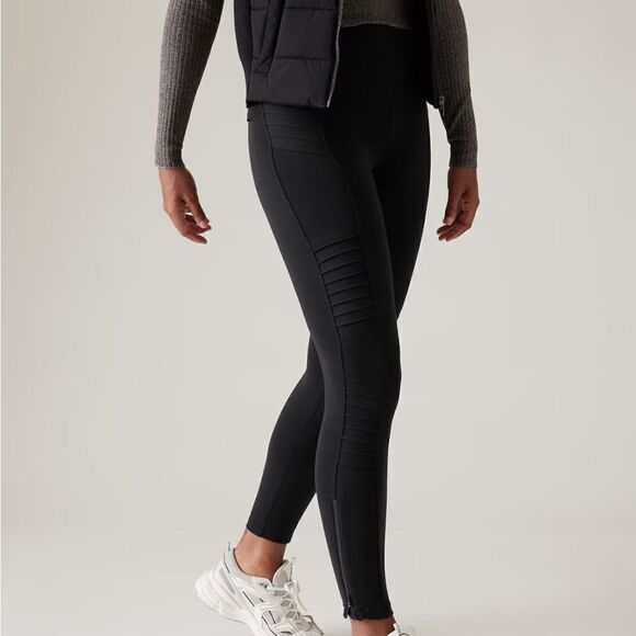 ATHLETA Delancey Moto Tight Black Size Small - Picture 5 of 12